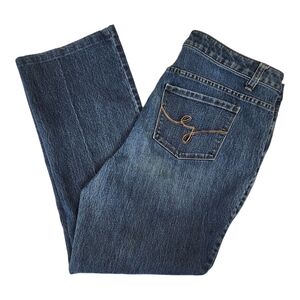 CJ Banks Jeans Women's 16W Blue Denim Moderately Curvy Fit Measures 37x38